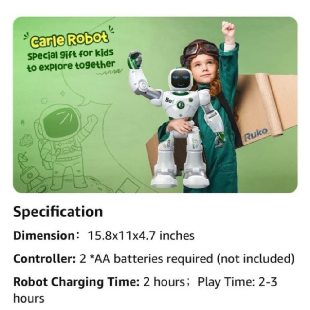 Tall Robot- great for children to play and learn